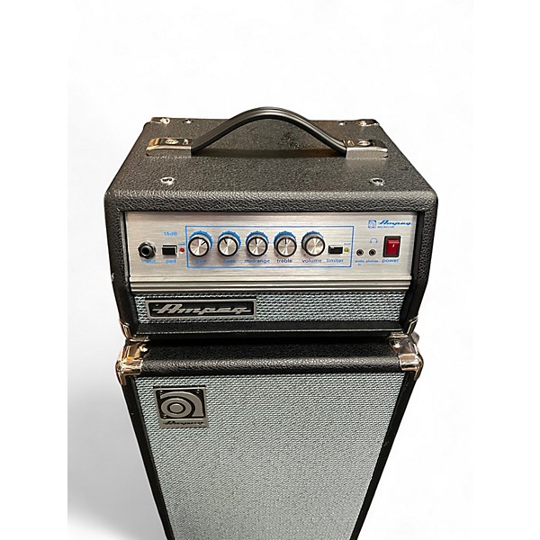 Used Ampeg Ampeg Micro-VR Bass Amp Head and SVT210AV Bass Speake