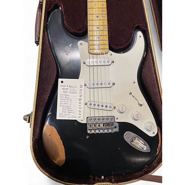 Used Nash Guitars S-57 BLACK RELIC Solid Body Electric Guitar