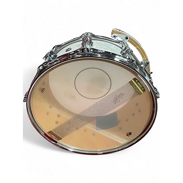 Used DW 6.5X14 Performance Series Snare WHITE MARINE Drum