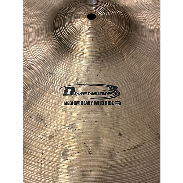 Used Paiste 22in Dimensions Medium Heavy Wild Ride Cymbal