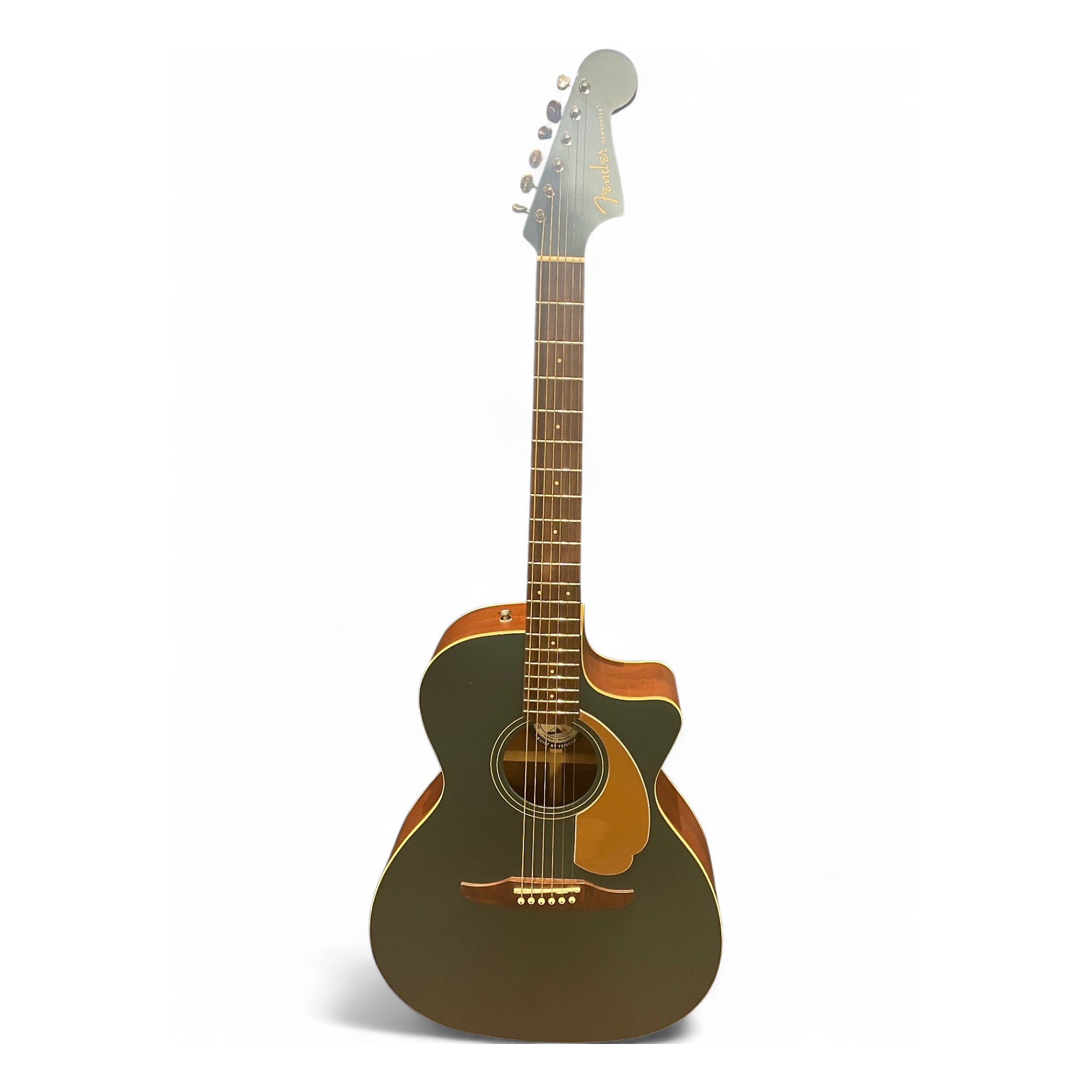 Used Fender Newporter Player Ocean Teal Acoustic Electric