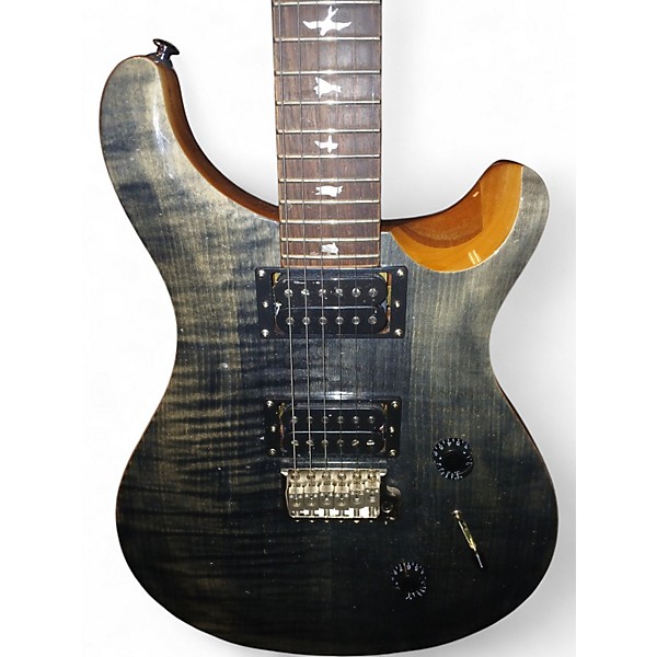 Used PRS SE Custom 24 Trans Charcoal Solid Body Electric Guitar