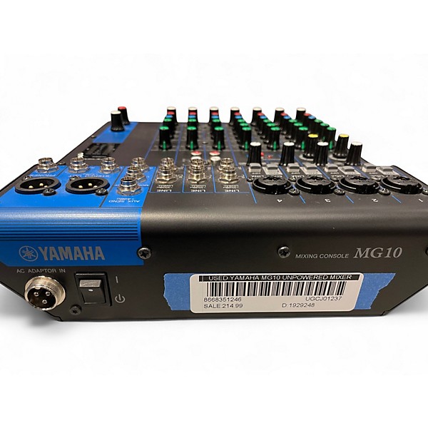 Used Yamaha MG10 Unpowered Mixer
