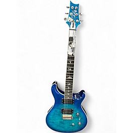 Used PRS SE Custom 24 08 4003 Quilt Package Lake Placid Blue Solid Body Electric Guitar