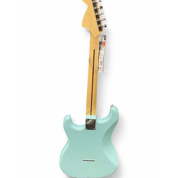 Used 2023 Fender Tom Delonge Signature Stratocaster Daphne Blue Solid Body Electric Guitar
