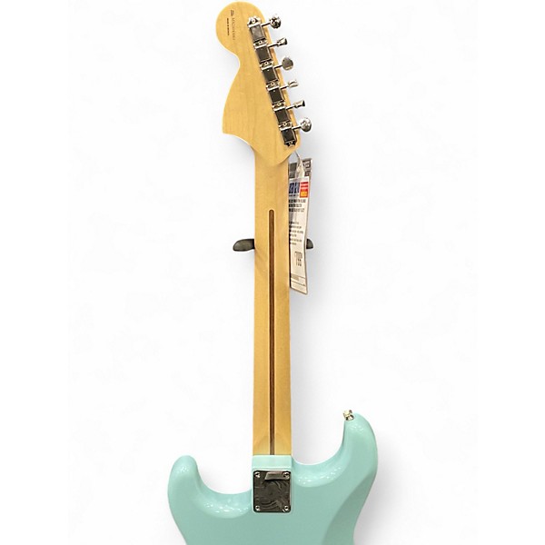 Used 2023 Fender Tom Delonge Signature Stratocaster Daphne Blue Solid Body Electric Guitar