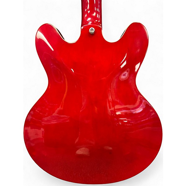 Used 2001 Epiphone Dot Cherry Hollow Body Electric Guitar