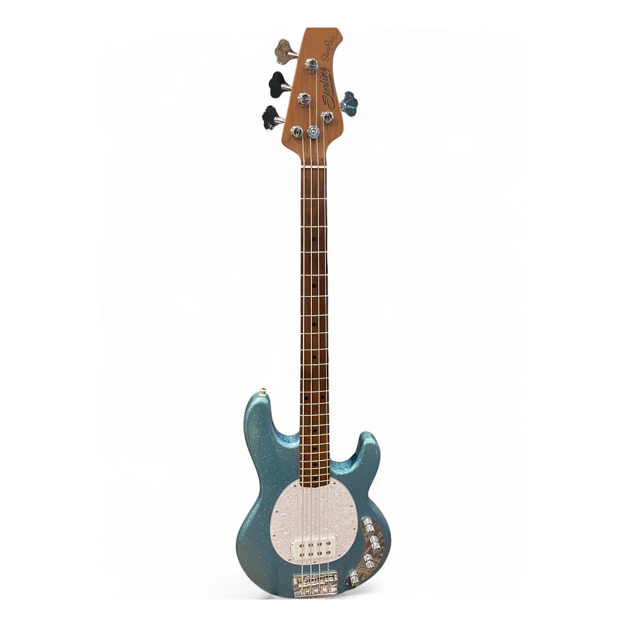ベース Musicman RAY34 Blue Sparkle Sterling Amazon.com: StingRay RAY34 bass : Musical Instruments