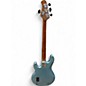 Used Sterling by Music Man Ray34 blue sparkle Electric Bass Guitar