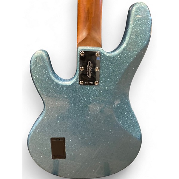 ベース Musicman RAY34 Blue Sparkle Sterling Sterling by Music Man StingRay RAY34 Sparkle Bass Blue