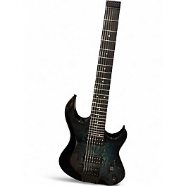 Used Kiesel Osiris 7 String Aqua Burst Solid Body Electric Guitar