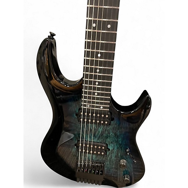 Used Kiesel Osiris 7 String Aqua Burst Solid Body Electric Guitar