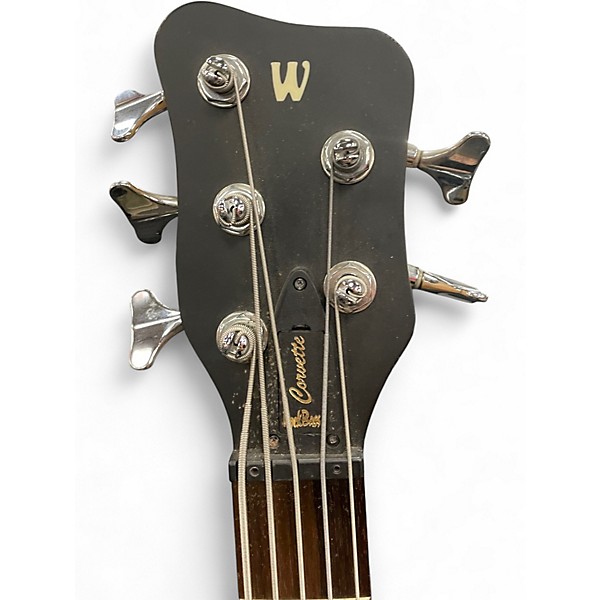 Used RockBass by Warwick CORVETTE 5 Black Electric Bass Guitar