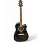 Used Takamine EF341C Black Acoustic Electric Guitar thumbnail