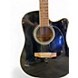 Used Takamine EF341C Black Acoustic Electric Guitar