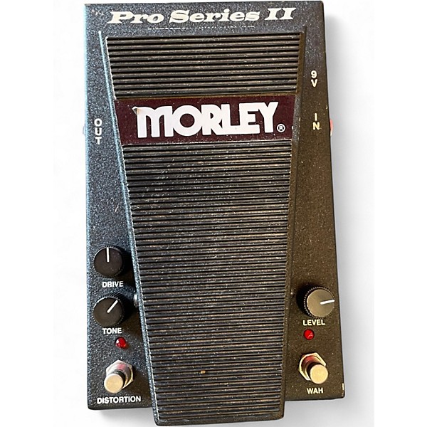 Used Morley Pro Series II Distortion Wah Effect Pedal