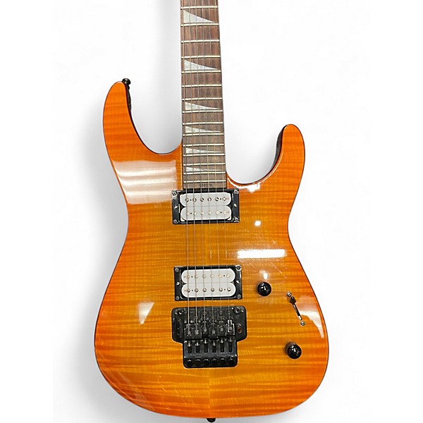 Used Jackson SL4 Soloist Trans Amber Solid Body Electric Guitar