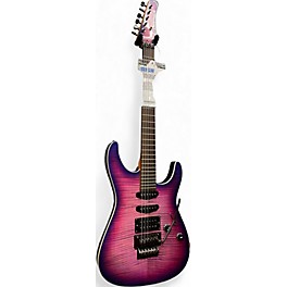 Used Greg Bennett Design by Samick SRK-3000 Magenta Edgeburst Solid Body Electric Guitar