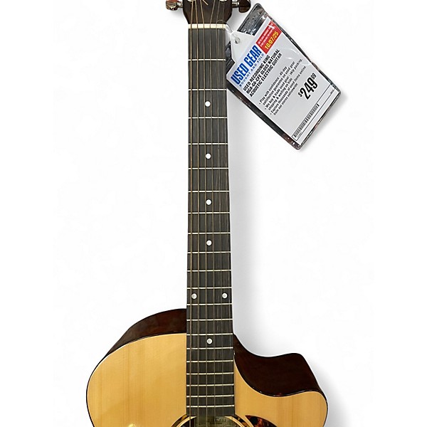 Used Recording King RGA-G6-CFE Gloss Natural Acoustic Electric Guitar