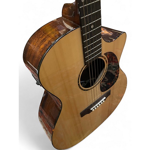 Used Recording King RGA-G6-CFE Gloss Natural Acoustic Electric Guitar