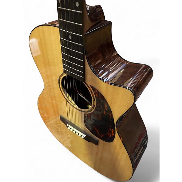 Used Recording King RGA-G6-CFE Gloss Natural Acoustic Electric Guitar