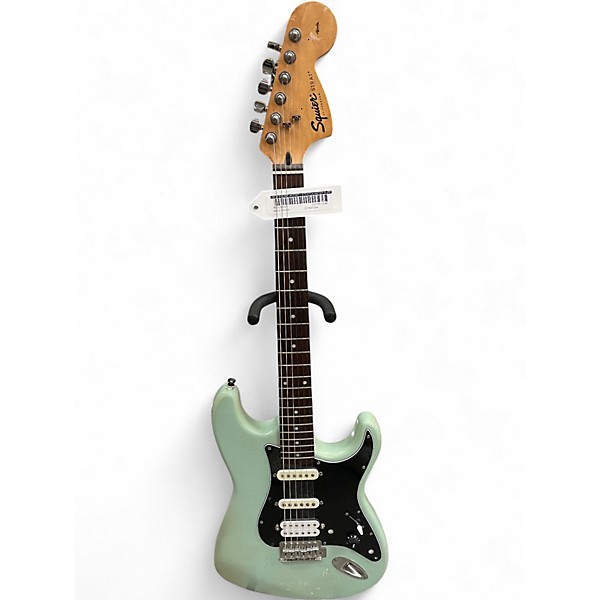 Used Squier Affinity Stratocaster Surf Green Solid Body