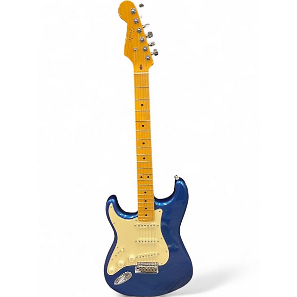 Used Fender American Ultra Stratocaster Metallic Blue Solid Body Electric Guitar