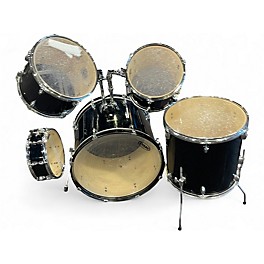Used Sp 5 Piece 5 Piece Set bLACK  Drum Kit