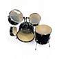 Used Sp 5 Piece 5 Piece Set bLACK Drum Kit