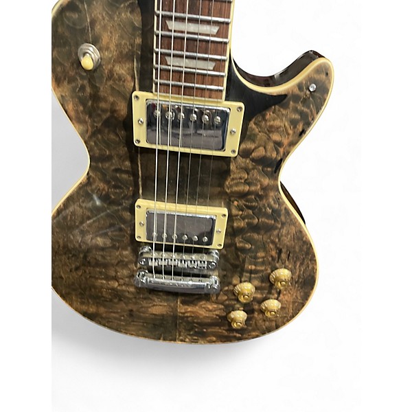 Used Indio DLX 66 burl Solid Body Electric Guitar