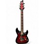 Used Schecter Guitar Research Demon 6 Crimson Red Burst Solid Body Electric Guitar thumbnail