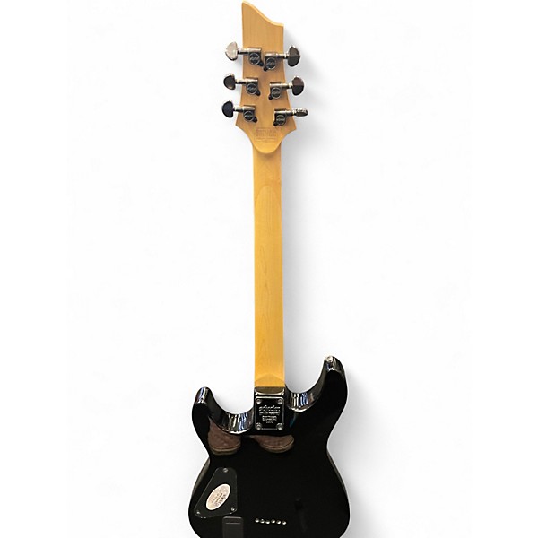 Used Schecter Guitar Research Demon 6 Crimson Red Burst Solid Body Electric Guitar