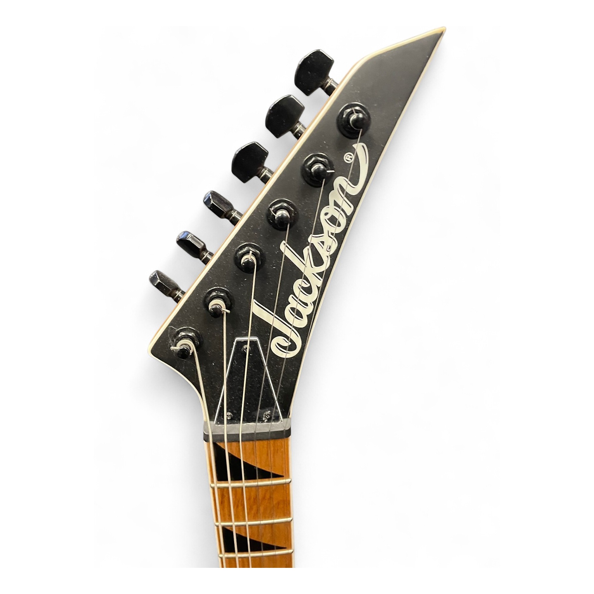 Used Jackson JS24 TRANS BLACK STAIN Solid Body Electric