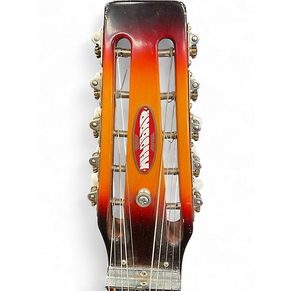 Vintage 1970s Melobar 10 3 Color Sunburst Solid Body Electric Guitar