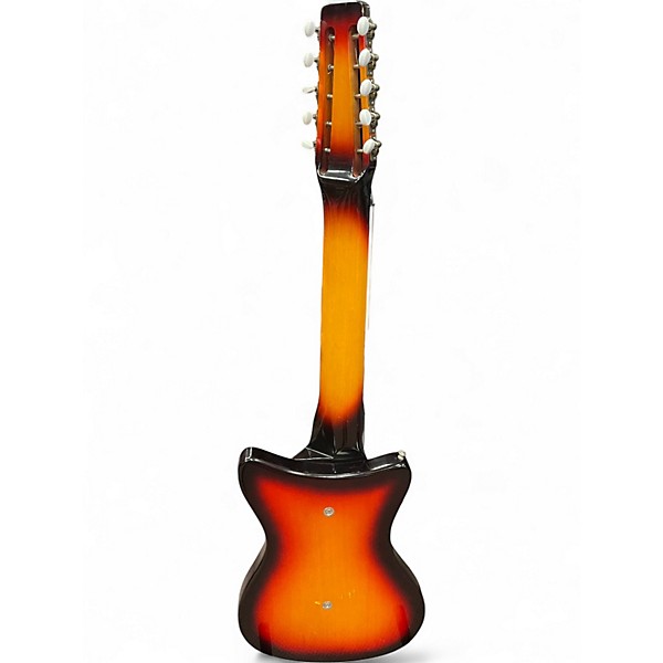 Vintage 1970s Melobar 10 3 Color Sunburst Solid Body Electric Guitar