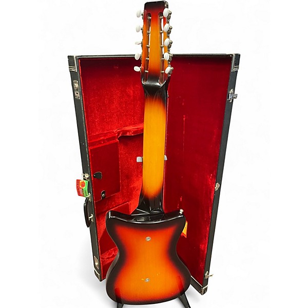 Vintage 1970s Melobar 10 3 Color Sunburst Solid Body Electric Guitar