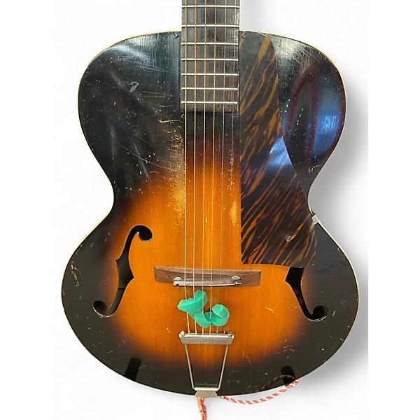 Vintage 1930s Kalamazoo   2 Tone Sunburst Acoustic Guitar