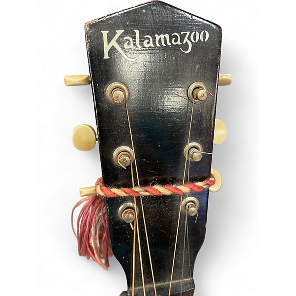 Vintage 1930s Kalamazoo   2 Tone Sunburst Acoustic Guitar