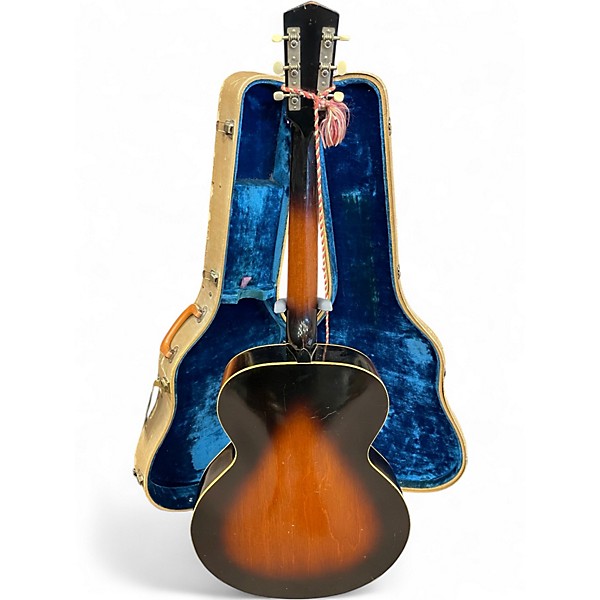 Vintage 1930s Kalamazoo   2 Tone Sunburst Acoustic Guitar