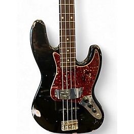 Used Fender 1964 Heavy Relic Jazz Bass Black Electric Bass Guitar