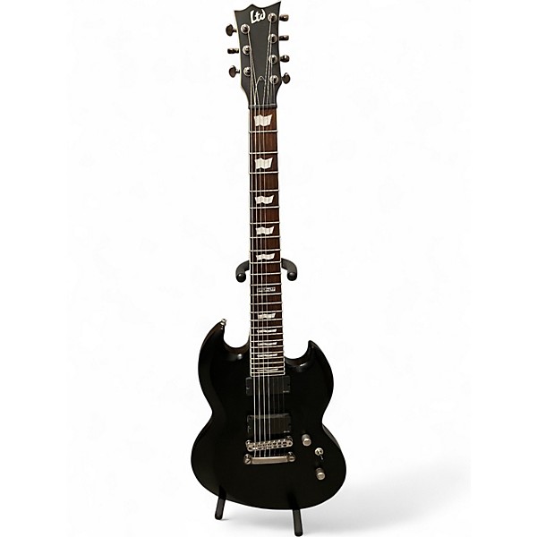 Used ESP LTD VIPER 417 Black Solid Body Electric Guitar