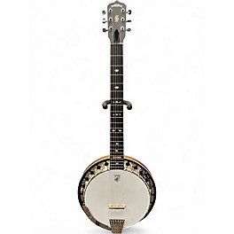 Used Deering B6-E Boston Series 6 String Natural Banjo