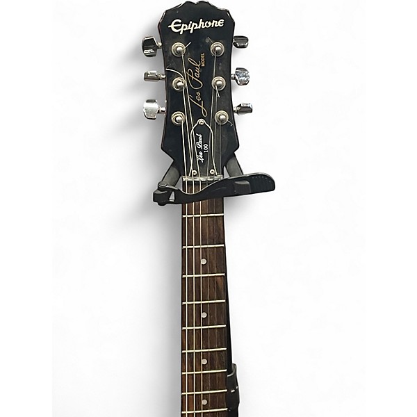 Used Epiphone Les Paul 100 Bolt On Cherry Sunburst Solid Body Electric Guitar