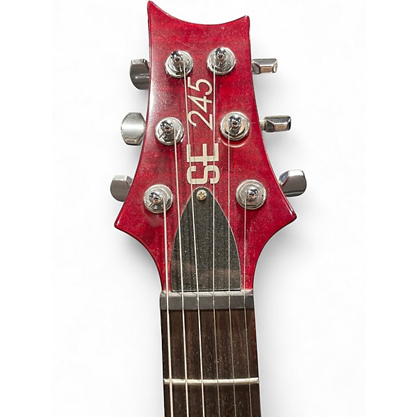 Used PRS 245 SE FLAME TOP AMBER Solid Body Electric Guitar