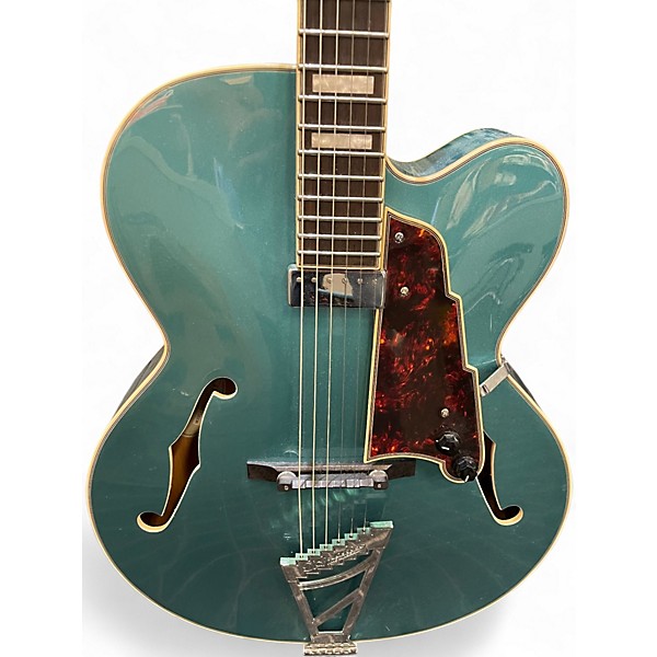 Used D'Angelico EXL-1 TEAL Hollow Body Electric Guitar