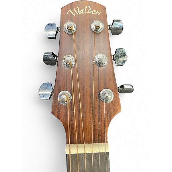 Used Walden G570CE Natura Solid Cedar Top Grand Auditorium Natural Acoustic Electric Guitar