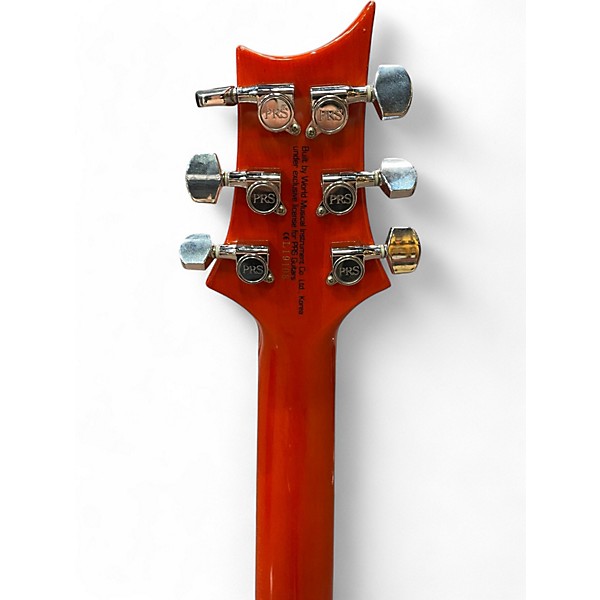 Used PRS SE Custom 24 Blood Orange Solid Body Electric Guitar