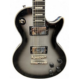 Used Epiphone Les Paul Custom Silverburst Solid Body Electric Guitar