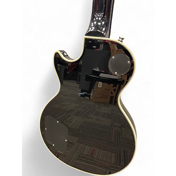 Used Epiphone Les Paul Custom Silverburst Solid Body Electric Guitar