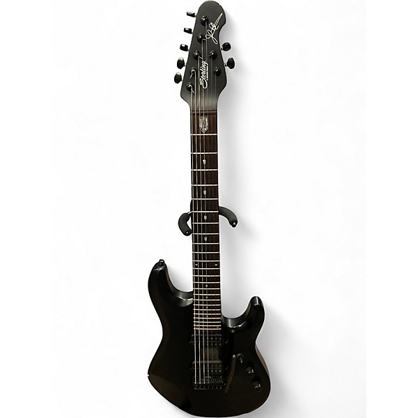 Used Sterling by Music Man JP70 John Petrucci Signature Flat Black Solid Body Electric Guitar
